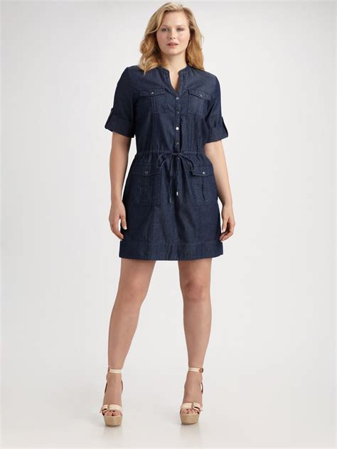 women's michael kors clothing|michael kors denim dress.